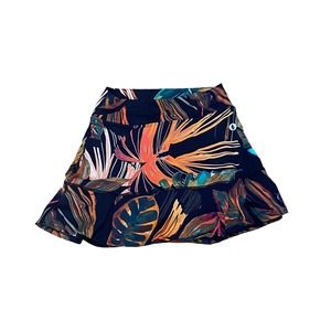 Dona Jo Tropical Tennis Pickleball Skort Skirt  Sz 1 S